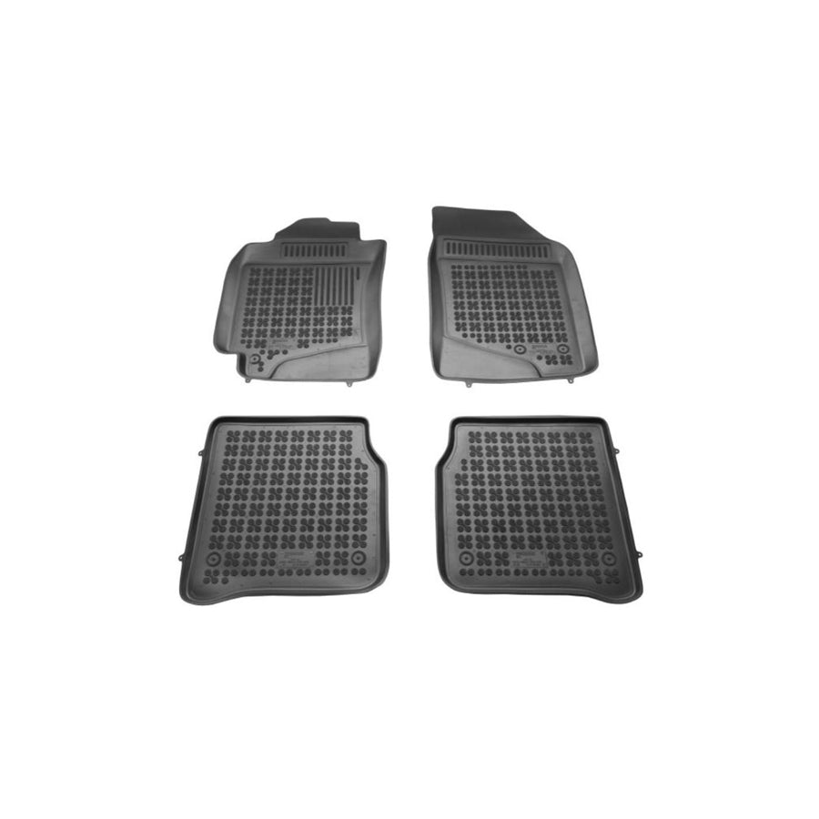 REZAW PLAST 201403 Floor mat set for TOYOTA Corolla VIII Saloon (E110) Elastomer, Front and Rear, Black