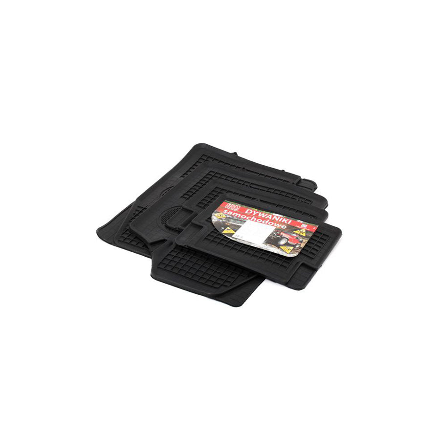POLGUM Universal fit 1970C/1940C Floor mat set Elastomer, Front and Rear, Quantity: 4, Black