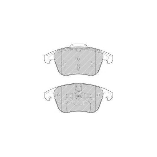 Ferodo Sl Fsl1972 Brake Pad Set Not Prepared For Wear Indicator With Piston Clip