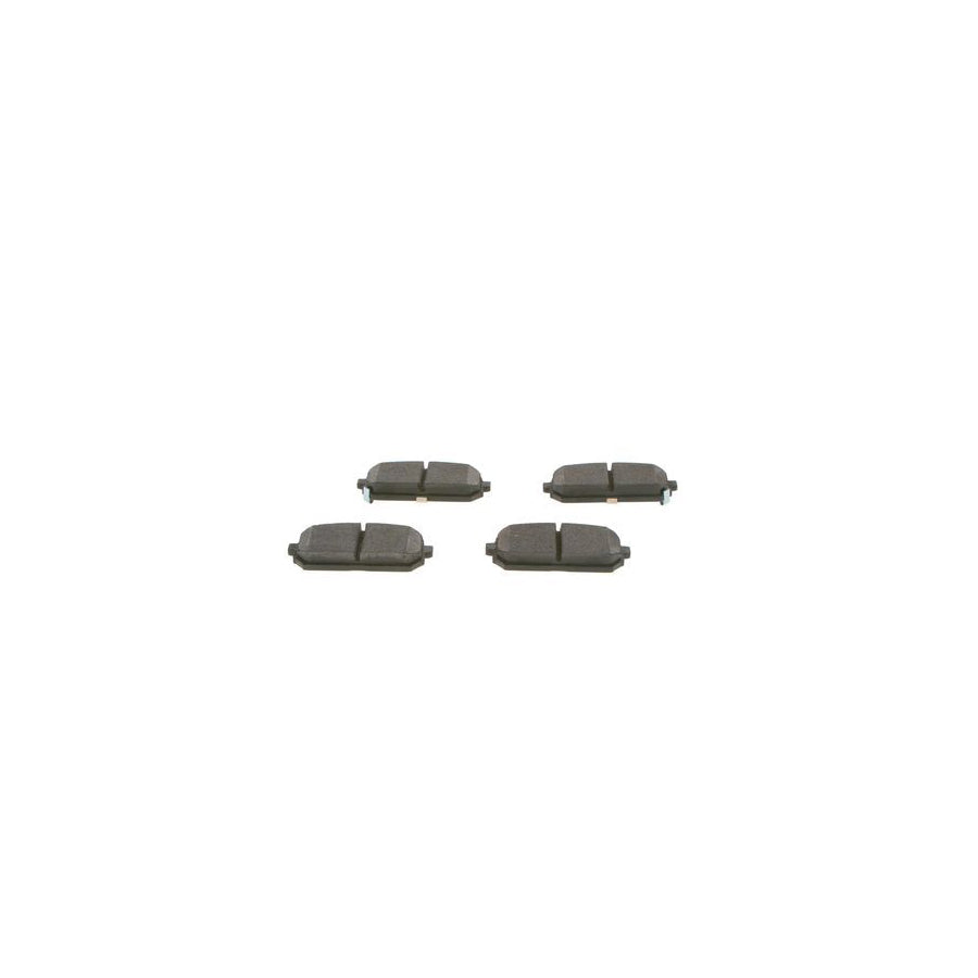 Bosch 0986494400 Brake Pad Set For Kia Carens Iii Un With Acoustic Wear Warning With Anti Squeak Plate BP027