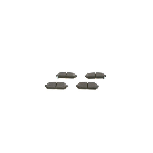 Bosch 0986494400 Brake Pad Set For Kia Carens Iii Un With Acoustic Wear Warning With Anti Squeak Plate BP027