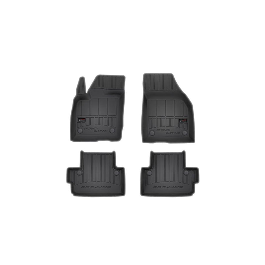 FROGUM 3D407541 Floor mat set for VOLVO C30 (533) Elastomer, Front and Rear, Quantity: 4, Black