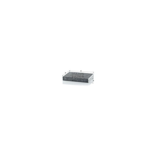 MANN-FILTER CUK 27 001 Pollen filter Activated Carbon Filter