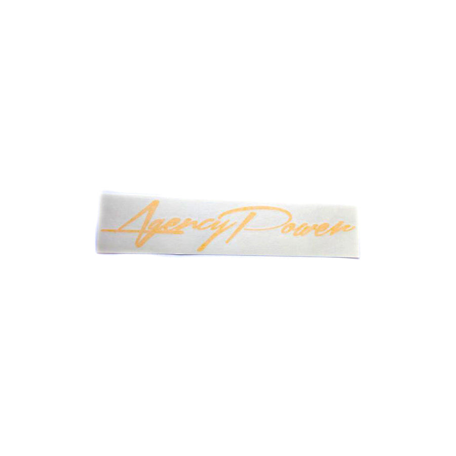 Agency Power Cursive Stickers