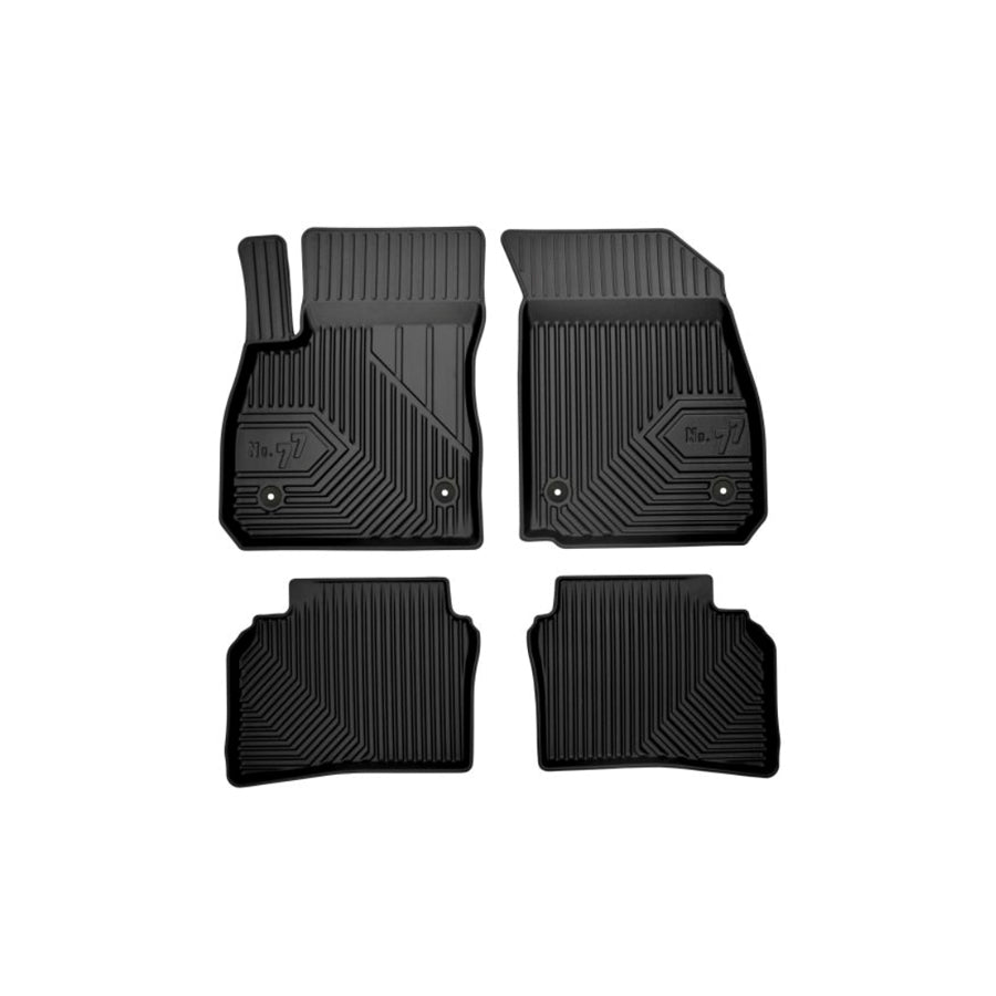 FROGUM Tailored 77407510 Floor mat set for OPEL INSIGNIA Elastomer, Front and Rear, Quantity: 4, Black, (LHD)