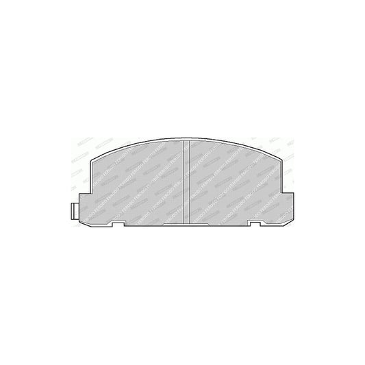 Ferodo Premier Fdb319 Brake Pad Set Not Prepared For Wear Indicator
