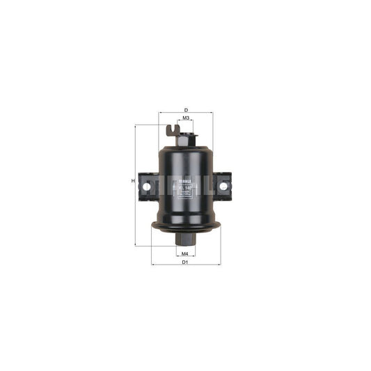 MAHLE ORIGINAL KL 140 Fuel filter In-Line Filter