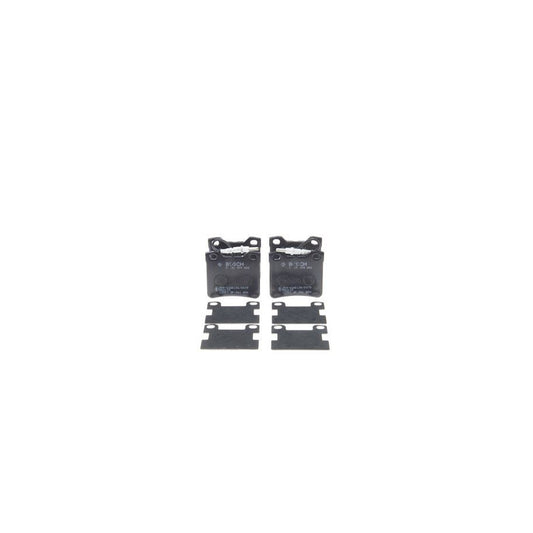Bosch 0986494000 Brake Pad Set With Integrated Wear Sensor With Anti Squeak Plate BP106