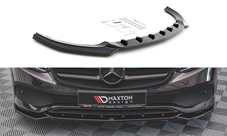 Maxton Design ME-E-213-FD1T Front Splitter Mercedes Benz E-Class W213 | Duco Car Parts UK Car Parts