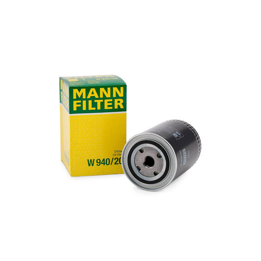 MANN-FILTER W 940/20 Oil Filter Spin-on Filter, with two anti-return valves