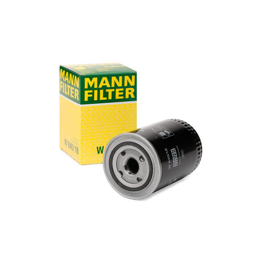 MANN-FILTER W 940/18 Oil Filter Spin-on Filter, with one anti-return valve