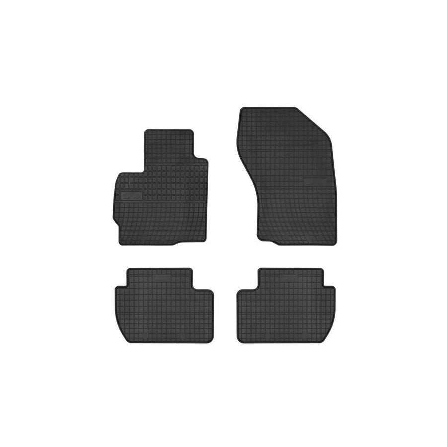 FROGUM Tailored 0482 Floor mat set Elastomer, Front and Rear, Quantity: 4, Black, (LHD)