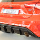 Rieger 00088216 Ford DEH Focus 4 Rear Diffuser for Sport Tailpipe Left & Right (Inc. Focus 4 ST) - Glossy Black