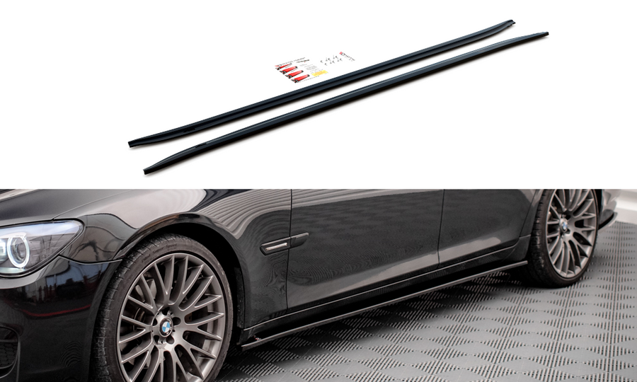 Maxton Design BM-7-01-MPACK-SD1T Side Skirts Diffusers BMW Series 7 M-Pack F01 | Duco Car Parts UK Car Parts