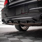 Maxton Design BMW Series 7 M-Pack F01 Central Rear Splitter (with vertical bars)