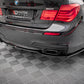 Maxton Design BMW Series 7 M-Pack F01 Central Rear Splitter (with vertical bars)