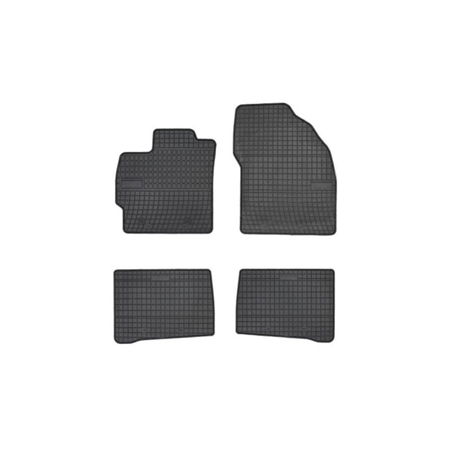 FROGUM Tailored 542995 Floor mat set for TOYOTA PRIUS Elastomer, Front and Rear, Quantity: 4, Black, (LHD)
