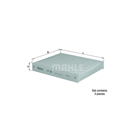 MAHLE ORIGINAL LA 86/S Pollen filter for FORD SCORPIO Particulate Filter