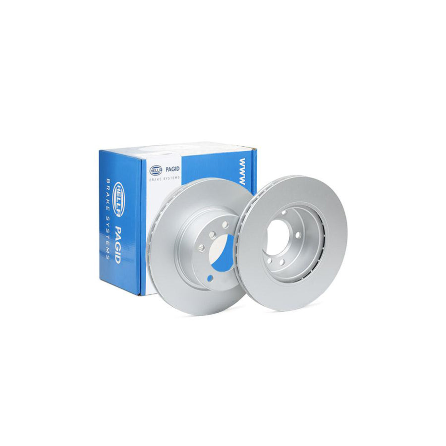 HELLA PRO 8DD 355 111 241 Brake Disc Internally Vented Coated without wheel hub without wheel studs
