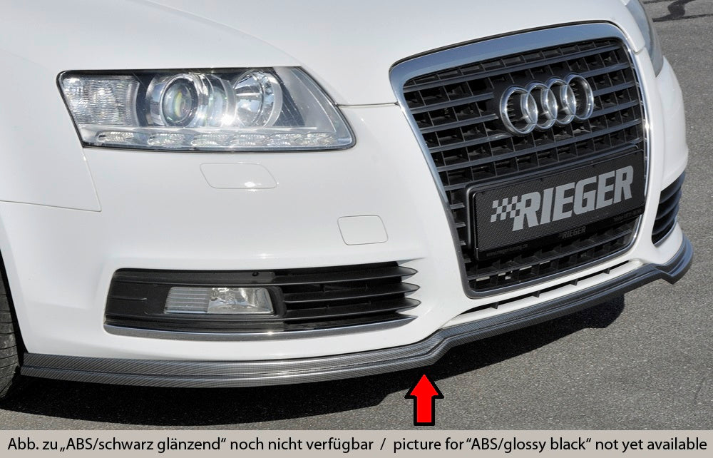 Rieger 00088034 Audi 4F A6 Front Splitter