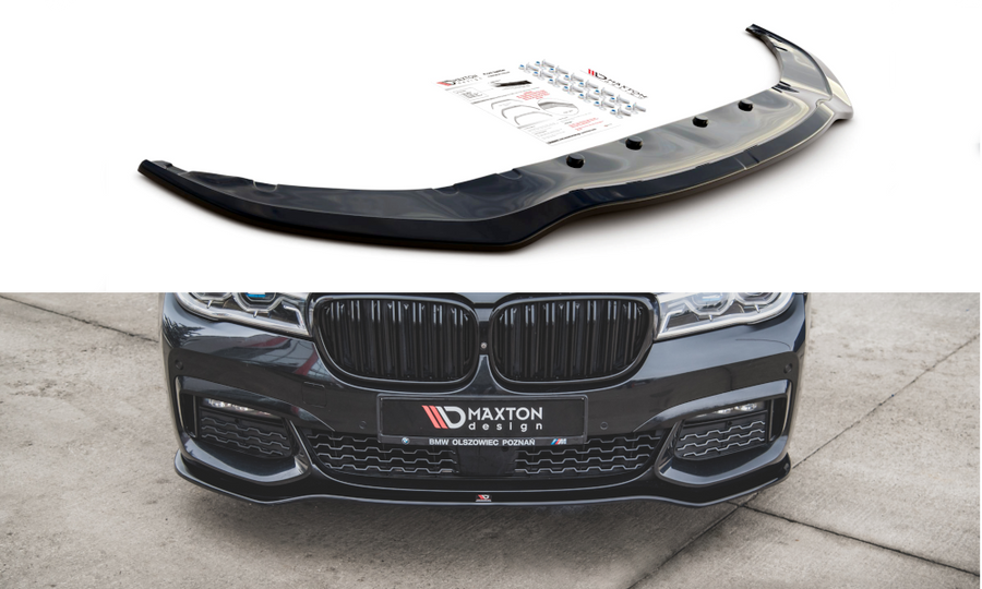 Maxton Design BM-7-11-MPACK-FD1T Front Splitter V.1 BMW Series 7 G11 M-Pack | Duco Car Parts UK Car Parts