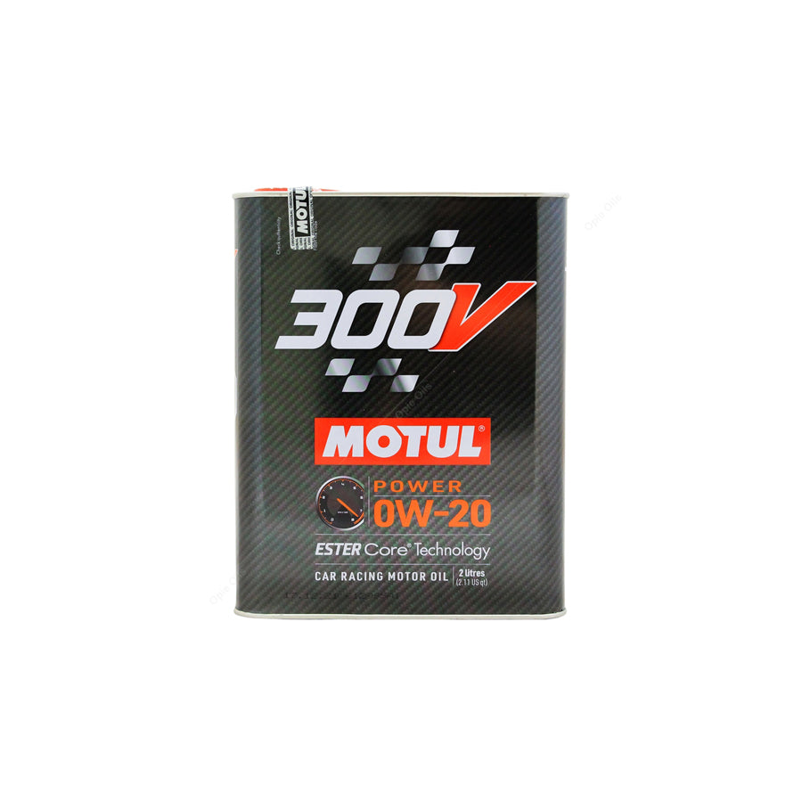 Motul 300V Power 0W-20 Ester Core Technology Car Engine Oil 2l