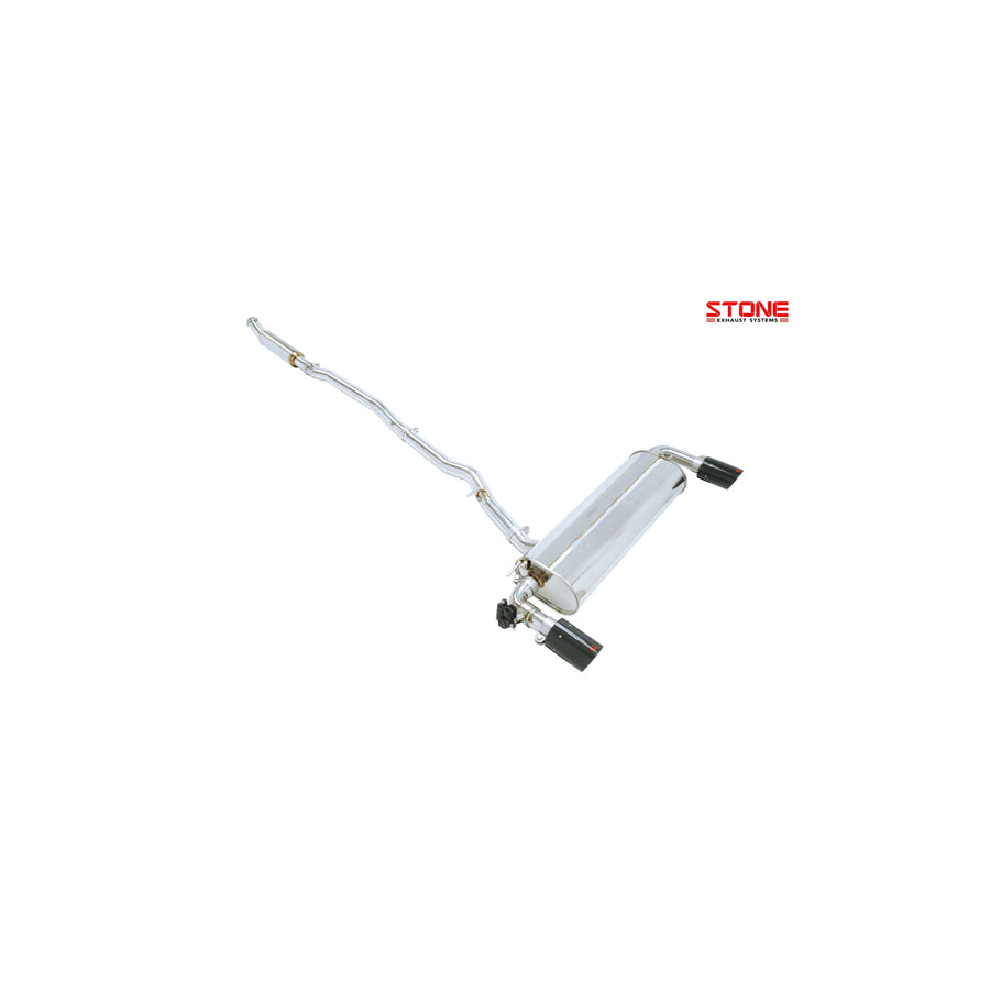 Stone Exhaust BMW B48E F40 F44 Cat-Back Valvetronic Exhaust System (M135ix & M235ix)