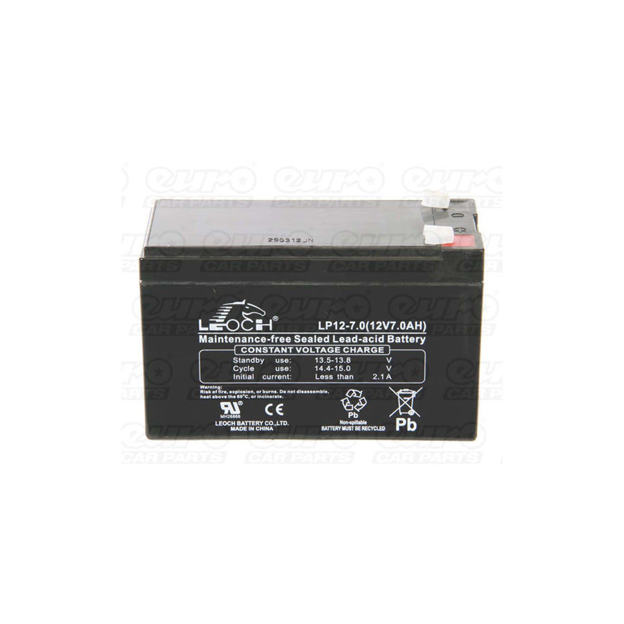 Leoch VRLA Sealed Battery - 12V 7Ah
