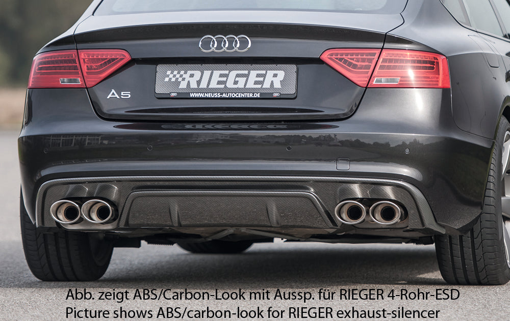 Rieger 00088040 Audi B8 B81 A5 Rear Diffuser