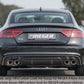 Rieger 00088040 Audi B8 B81 A5 Rear Diffuser for Original Tailpipe Left & RIght - Glossy Black