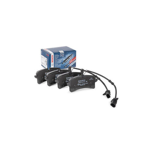 Bosch 0986494842 Brake Pad Set Incl Wear Warning Contact With Anti Squeak Plate BP2016