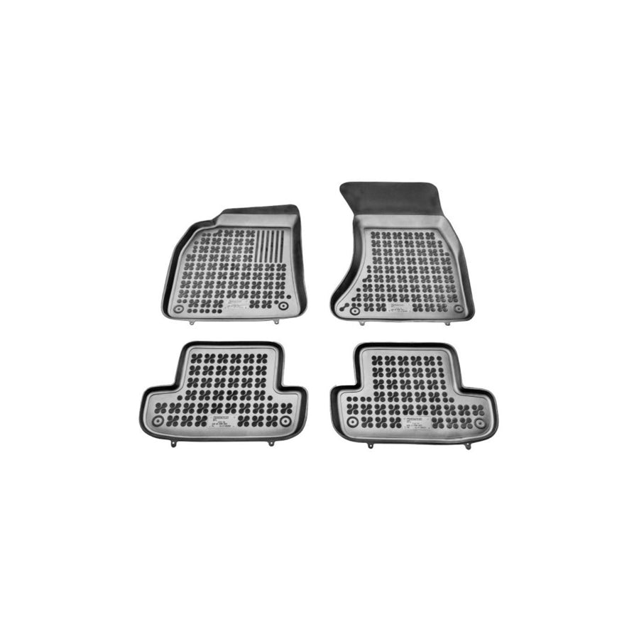 REZAW PLAST 200309 Floor mat set for AUDI A5 Elastomer, Front and Rear, Black