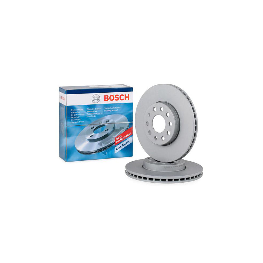 BOSCH 0 986 479 088 Brake Disc Vented Coated High carbon with bolts screws