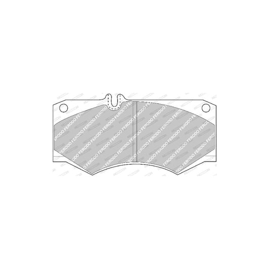Ferodo Premier Fvr239 Brake Pad Set Prepared For Wear Indicator Without Accessories