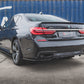 Maxton Design BMW Series 7 G11 M-Pack Central Rear Splitter (with vertical bars)