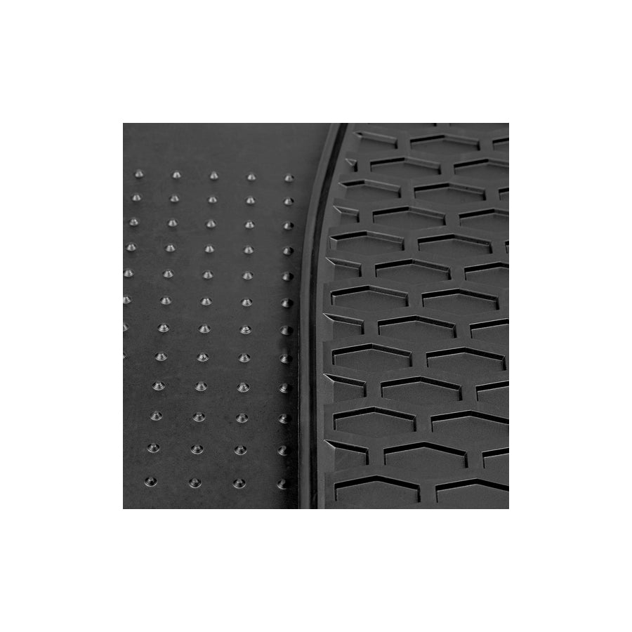 HEYNER PREMIUM OEM 737110 Floor mat set Elastomer, Quantity: 4, Black