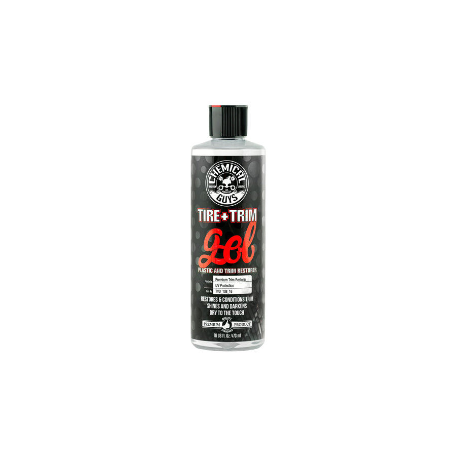 Chemical Guys Tire+Trim Gel Plastic and Rubber High-Gloss Restorer and Protectant 16oz | Duco Car Parts UK Car Parts