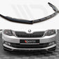 Maxton Design SK-FA-3-FD1T Front Splitter V.1 Skoda Fabia MK3 (2014-2019) | Duco Car Parts UK Car Parts