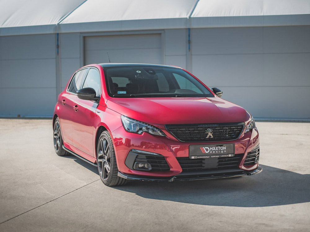Maxton Design Peugeot 308 Gt MK2 Facelift (2017-) Front Splitter V1