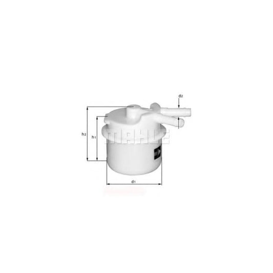 MAHLE ORIGINAL KL 138 Fuel filter In-Line Filter