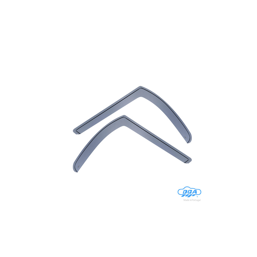 DGA 18030 Wind deflectors for OPEL VIVARO Arrow direction, Front, inner