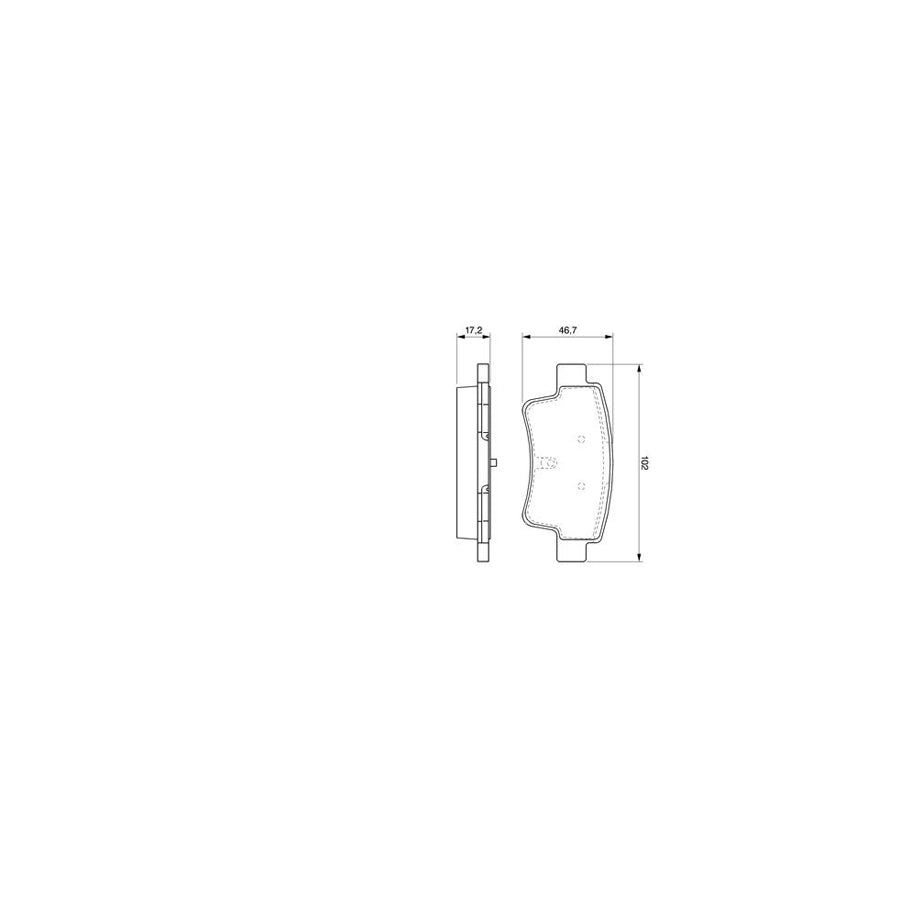 Bosch 0986494094 Brake Pad Set With Mounting Manual BP1004