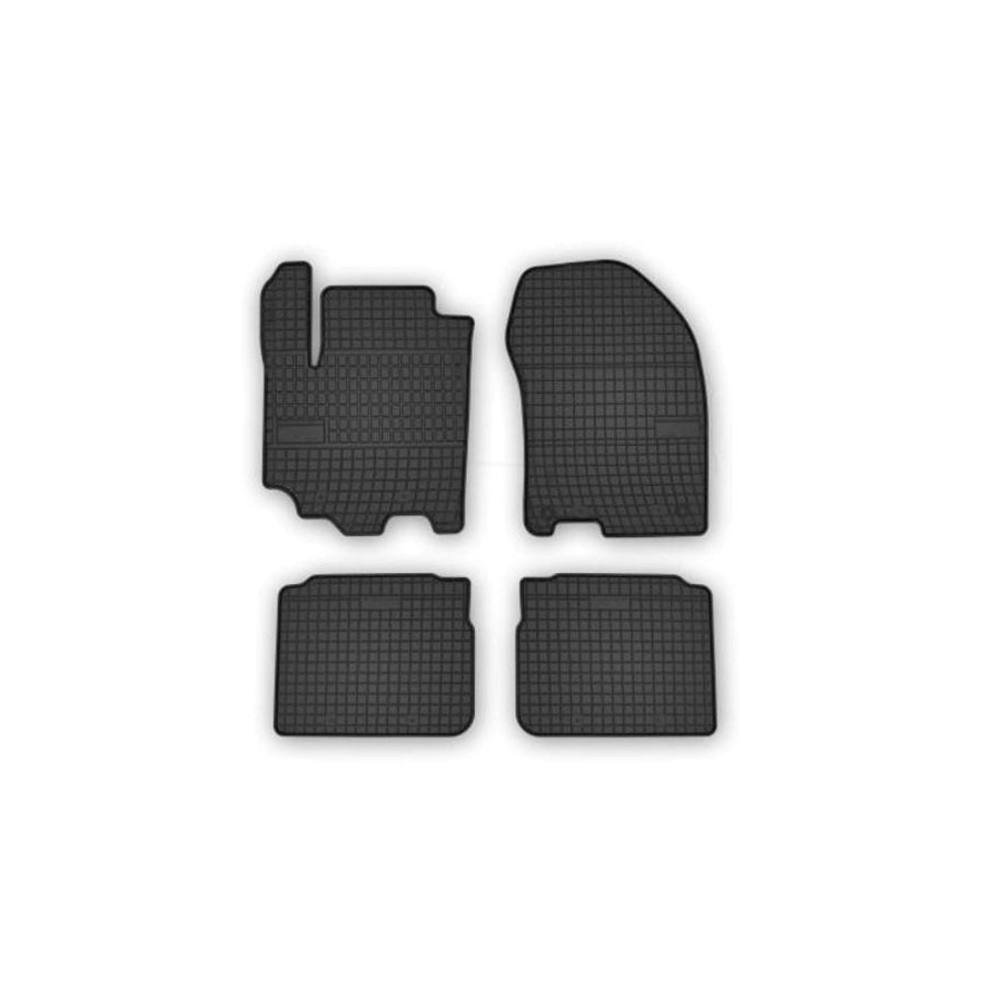 FROGUM Tailored 402331 Floor mat set for SUZUKI SX4 II S-Cross (JY) Elastomer, Front and Rear, Quantity: 4, Black, (LHD)