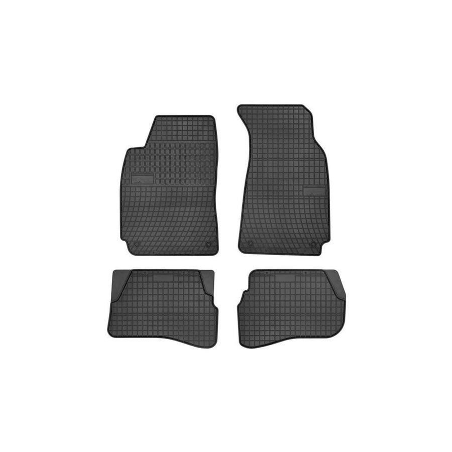 FROGUM Tailored 0396 Floor mat set for VW PASSAT Elastomer, Front and Rear, Quantity: 4, Black, (LHD)
