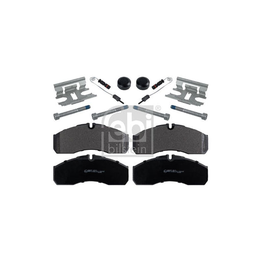 Febi Bilstein 16821 Brake Pad Set Suitable For Mercedes Benz Sprinter 5 T Platform Chassis W905 Front Axle Incl Wear Warning Contact With Attachment Material