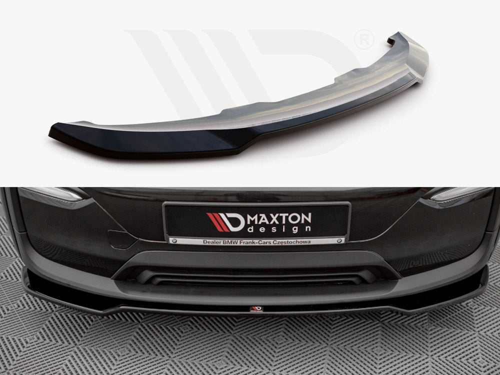 Maxton Design BM-I3-1-FD1T Front Splitter V.1 BMW I3 MK1 Facelift (2017-2022) | Duco Car Parts UK Car Parts