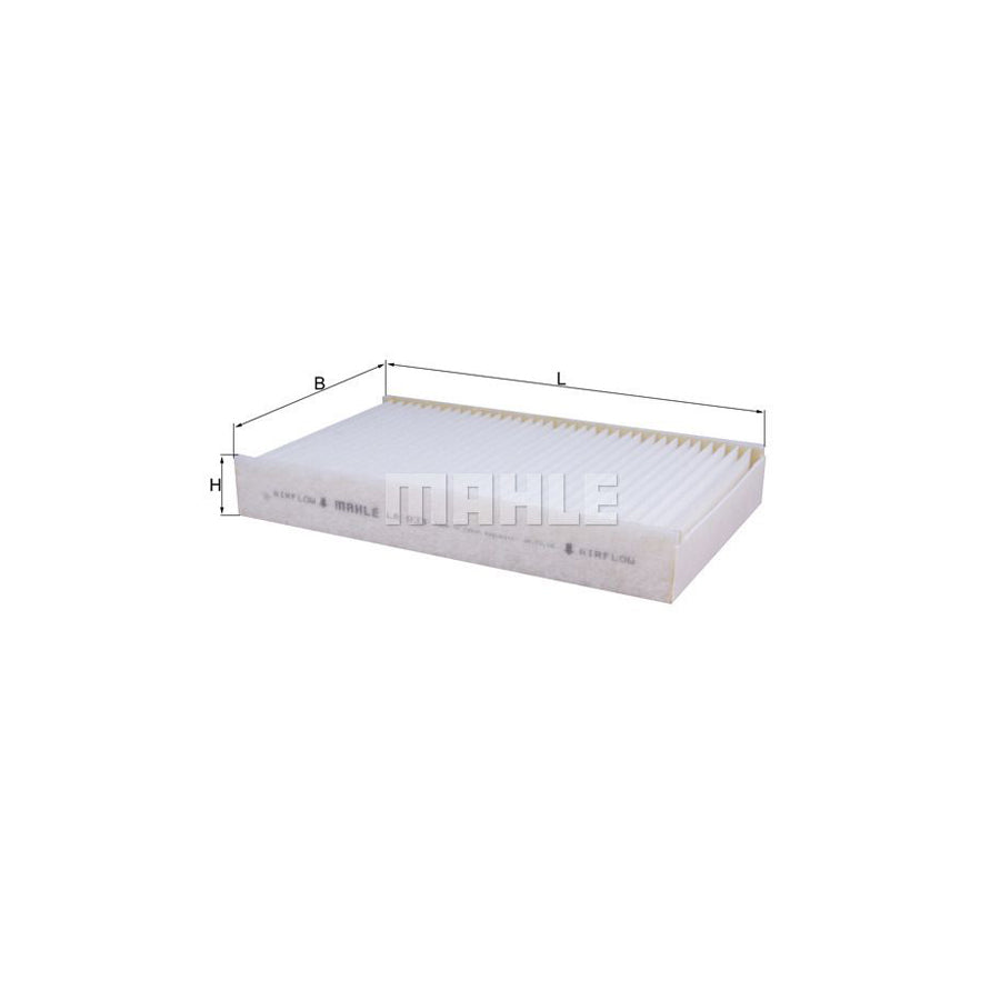 MAHLE ORIGINAL LA 933 Pollen filter Particulate Filter