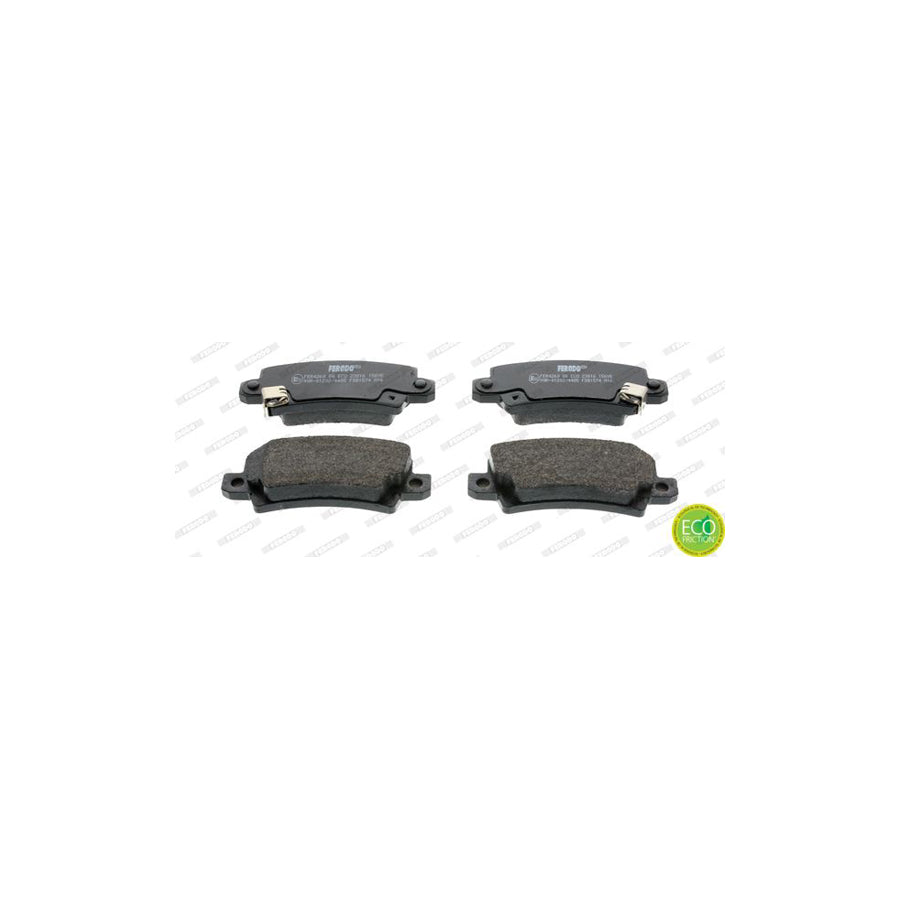 Ferodo Premier Eco Friction Fdb1574 Brake Pad Set For Toyota Corolla With Acoustic Wear Warning Without Accessories