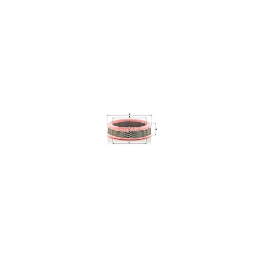 MANN-FILTER C 2443 Air Filter Filter Insert