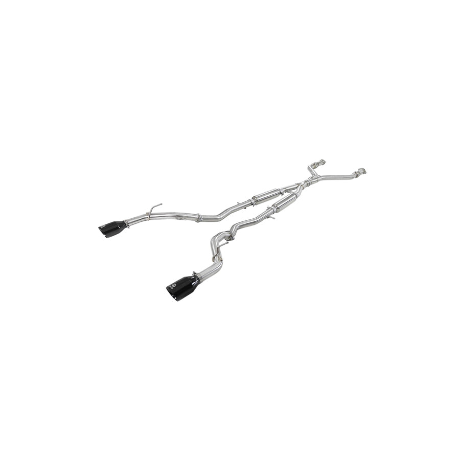 aFe Infiniti Q50 Takeda 304 Stainless Steel Cat-Back Exhaust System
